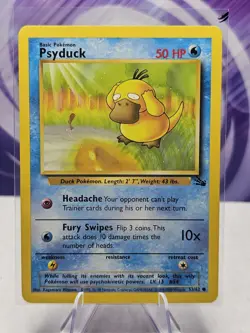PSYDUCK Fossil Set 1999 Pokemon Card 53/62 LP - Image 1