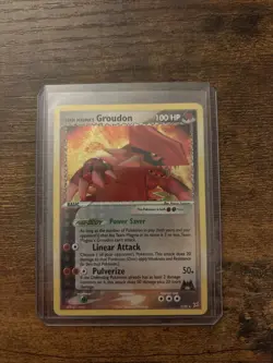 Pokemon TCG Team Magma's Groudon Ex Team Magma vs Team Aqua 9/95 Regular Holo - Image 1