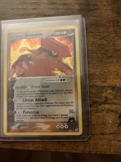 Pokemon TCG Team Magma's Groudon Ex Team Magma vs Team Aqua 9/95 Regular Holo - Image 4