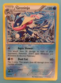 Greninja XY162 Black Star Promo 2016 Holo Rare Pokemon Card TCG - Image 1