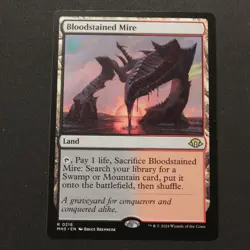 Bloodstained Mire 216 MTG Modern Horizons 3 (MH3) Rare NM - Image 1