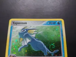 Pokemon - Vaporeon 6/17 Rare Holo Pop Series 3 Swirl - Image 4