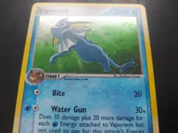 Pokemon - Vaporeon 6/17 Rare Holo Pop Series 3 Swirl - Image 5