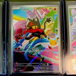Pokemon TCG First Partner Illustration Collection Series 1 Gen 7 Alola Starters - Image 4