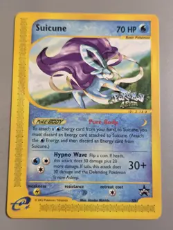 Pokemon Wotc Black Star Promo # 53 Suicune,,Not Played,, - Image 1