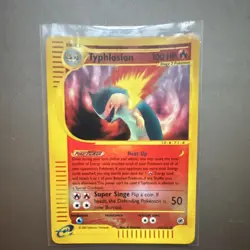Pokemon TCG Typhlosion 065/165 Expedition Reverse Holo Rare Stage 2 100 HP 2002 - Image 1