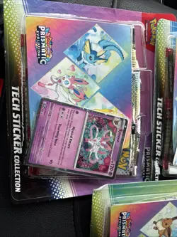 Lot Of 3 - Pokemon TCG Scarlet & Violet Prismatic Evolutions Tech Sticker Pack - Image 4