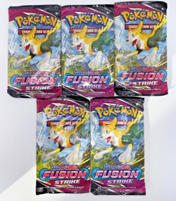 Pokemon Fusion Strike Booster Packs X5 New and Sealed ✅ Trusted Seller ✅ - Image 1
