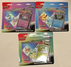 New Pokemon Set of 3 Items Prismatic Evolutions Tech Sticker Collection Boxes￼￼ - Image 4