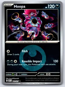 HOOPA (POKE BALL) 141/217 ENERGY REVERSE HOLO ME: ASCENDED HEROES POKEMON NM - Image 1