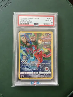 Pokemon Deoxys GG12/GG70 Crown Zenith Ultra Rare Full Art Holo PSA 10 - Image 1