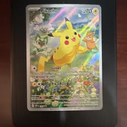 Pokemon Pikachu Sv: Scarlet & Violet Promo Holo 088 Basic HP70 black star - Image 1