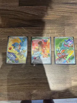 Pokemon TCG First Partner Illustration Collection Series 1 Kanto GEN 1 Starters - Image 1