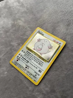 Chansey Holo 3/102 Base Set Pokemon Card WOTC 1999 Lightly Played - Image 2