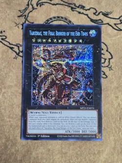 Yugioh Varudras, the Final Bringer of the End Times MP25-EN070 1st Ed PSR NM - Image 1