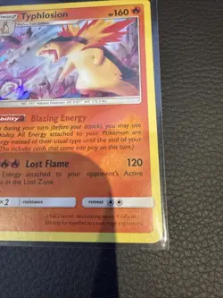 Pokemon Card Typhlosion 42/214 Lost Thunder Holo Rare Near Mint - Image 5