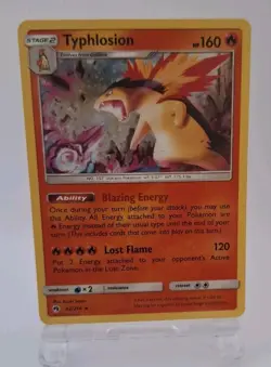 Typhlosion - 42/214 - Sun & Moon Lost Thunder - Holo Rare - Pokemon Card TCG - Image 1