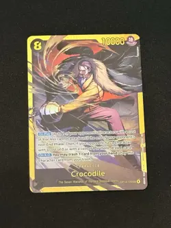 Crocodile OP14-120 (SEC) THE AZURE SEA'S SEVEN English One Piece TCG - Image 1