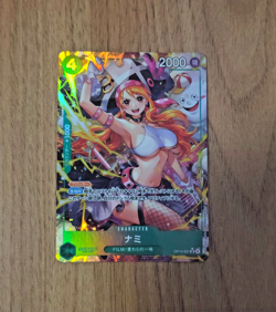 ONE PIECE Nami(parallel/Hashimoto Q)【SR/P】 OP14-031 OP-14 The Azure Sea's Seven - Image 2