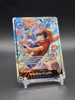 One Piece Monkey D. Luffy Alt Art Leader OP15-098 Adventure on KAMI's Island - Image 1