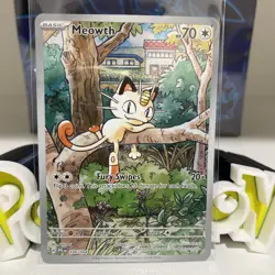 Meowth - 106/094 - Illustration Rare - Phantasmal Flames - NM/M - Pokemon TCG - Image 1