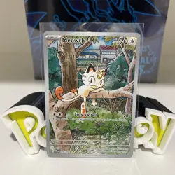 Meowth - 106/094 - Illustration Rare - Phantasmal Flames - NM/M - Pokemon TCG - Image 3