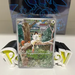 Meowth - 106/094 - Illustration Rare - Phantasmal Flames - NM/M - Pokemon TCG - Image 4