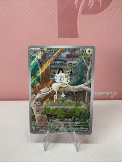 Meowth - 106/094 - Illustration Rare - Phantasmal Flames - Pokemon Card - NM/M - Image 1