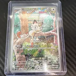 Meowth - 106/094 - Illustration Rare - Phantasmal Flames - Pokemon Card - NM/M - Image 1