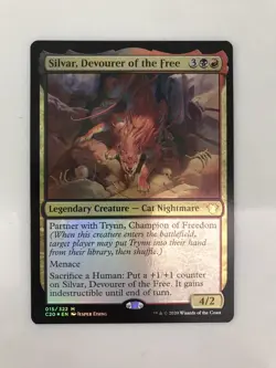 Silvar Devourer of the Free Foil MTG Magic the Gathering Card NM Near Mint C20 - Image 1