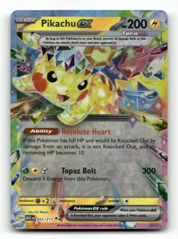 Pikachu ex 057/217 - ME: Ascended Heroes - Pokemon Card NM/M - Image 1