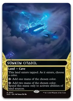 Sunken Citadel (0041) (Borderless) #41 (NM) Edge of Eternities EOS Magic MTG - Image 1