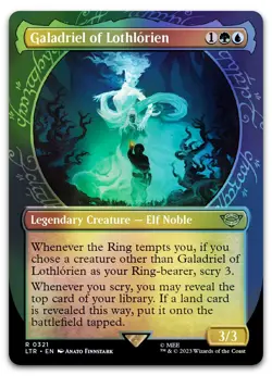 Galadriel of Lothlorien (Showcase) #321 (Foil) NM Lord of the Rings Magic MTG - Image 1