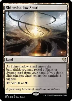 Shineshadow Snarl [Phyrexia: All Will Be One Commander] Near Mint - Image 1