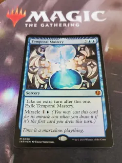 Mtg. Temporal Mastery. Foil. Innistrad Remastered. Pack Fresh - Image 1