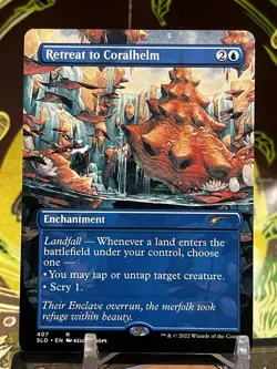 MTG | Retreat to Coralhelm (Borderless) [Secret Lair Kelogsloops] Non-Foil - Image 1