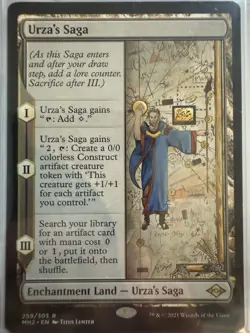 Magic: The Gathering Urza's Saga Enchantment Land Card - Image 2