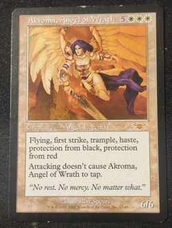 MTG: Akroma, Angel of Wrath, LEGIONS!!!! LP, Magic the Gathering. - Image 1