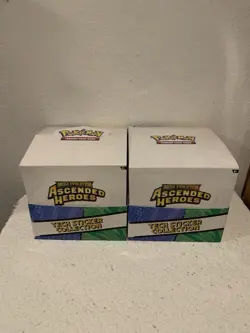 POKEMON TCG MEGA EVOLUTIONS ASCENDED HEROES TECH STICKER LOT(2) FULL BOXES🔥🔥🔥 - Image 1