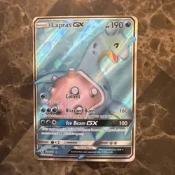 Lapras GX (Full Art) 139/149 SM Base Set Holo Sun & Moon Pokemon - Image 1