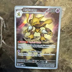 Pokemon Alakazam 009 Mega Evolution Promo Stage 2 140 HP Holo Exclusive - Image 1