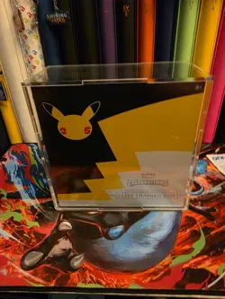Pokemon Center Celebrations Elite Trainer Box sealed w/ Acrylic case. - Image 1