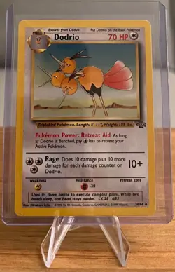 Dodrio #85 Non-Holographic Pokemon Card Near Mint 34/64 Uncommon Jungle Set 1999 - Image 1