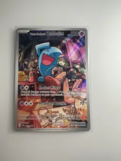 Pokemon TCG Team Rockets Wobbuffet Black Star Promo 203 Destined Rivals - Image 1