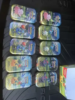 Pokemon Ascended Hero’s Mini Tin Display 10 tins sealed - Image 2