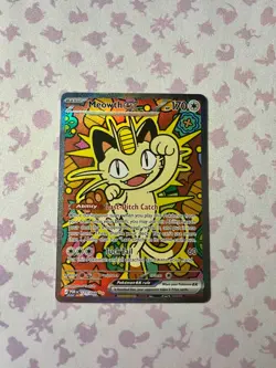 Meowth ex 121/088 SIR Perfect Order Near Mint Pokemon Card ME03 NEW SIR - Image 1