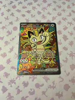 Meowth ex 121/088 SIR Perfect Order Near Mint Pokemon Card ME03 NEW SIR - Image 2