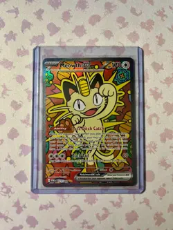 Meowth ex 121/088 SIR Perfect Order Near Mint Pokemon Card ME03 NEW SIR - Image 5