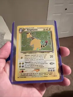 Pokemon Vintage Holo Card Lot Ampharos, Scyther ex, Hitmontop, Milotic - Image 2