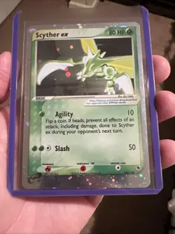 Pokemon Vintage Holo Card Lot Ampharos, Scyther ex, Hitmontop, Milotic - Image 5